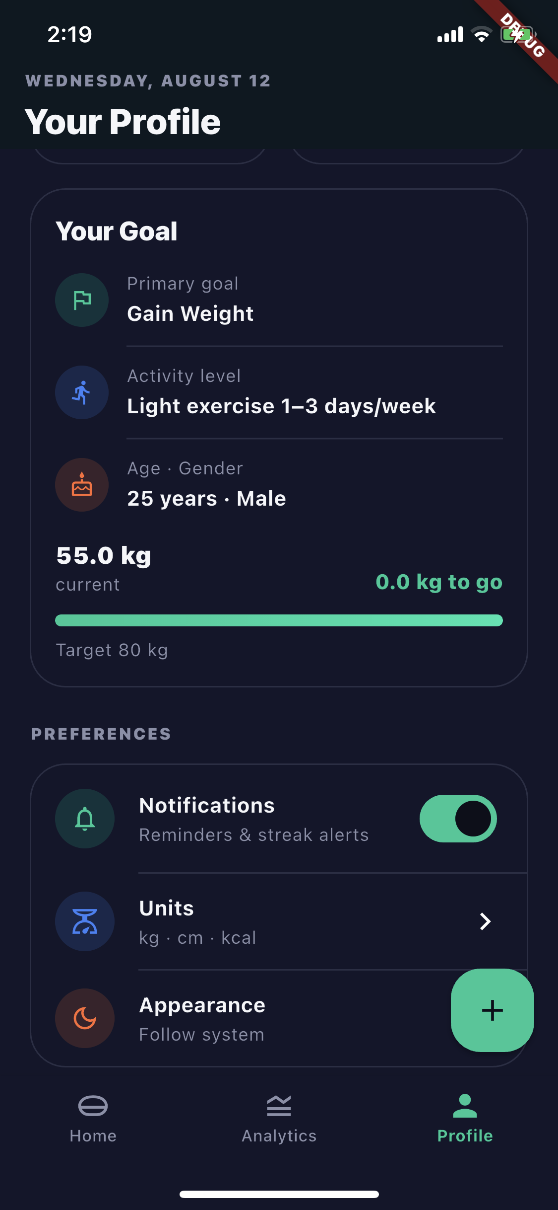 Thryvo Cal dashboard screenshot