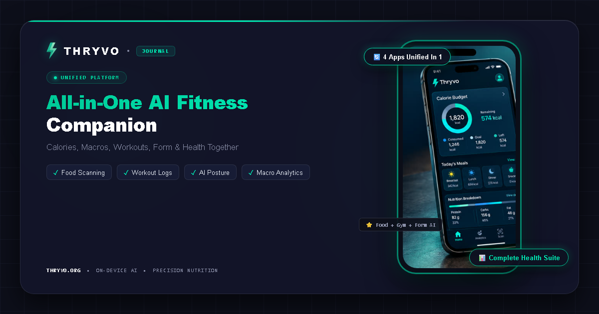 One Fitness App for Calories, Macros, Water, Workouts, and Form: What an All-in-One Tracker Should Do