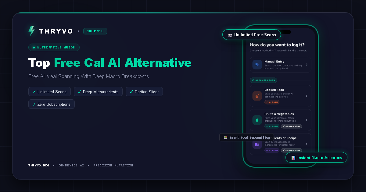 Cal AI Alternative: Free Photo Calorie Tracking Without a Subscription